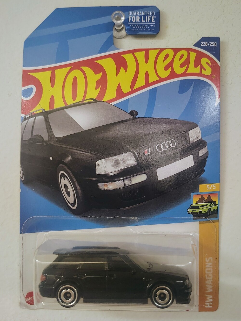 1994 Audi Avant RS2 Hot Wheels HW Wagons 5/5 Black 2021 Diecast